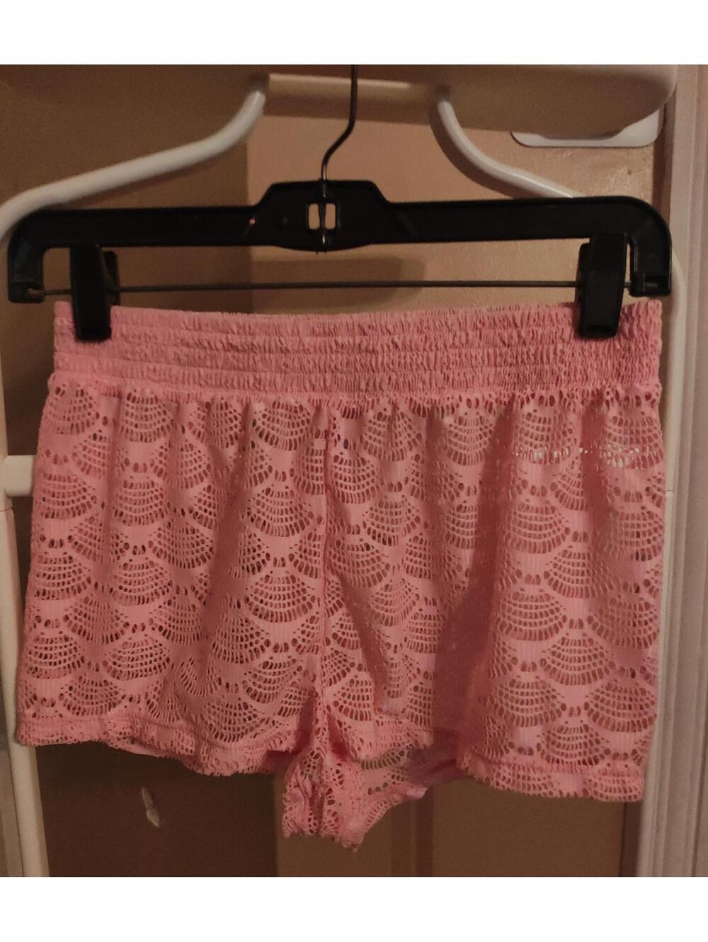 More than Magic girls beach cover up shorts 10/12 pink